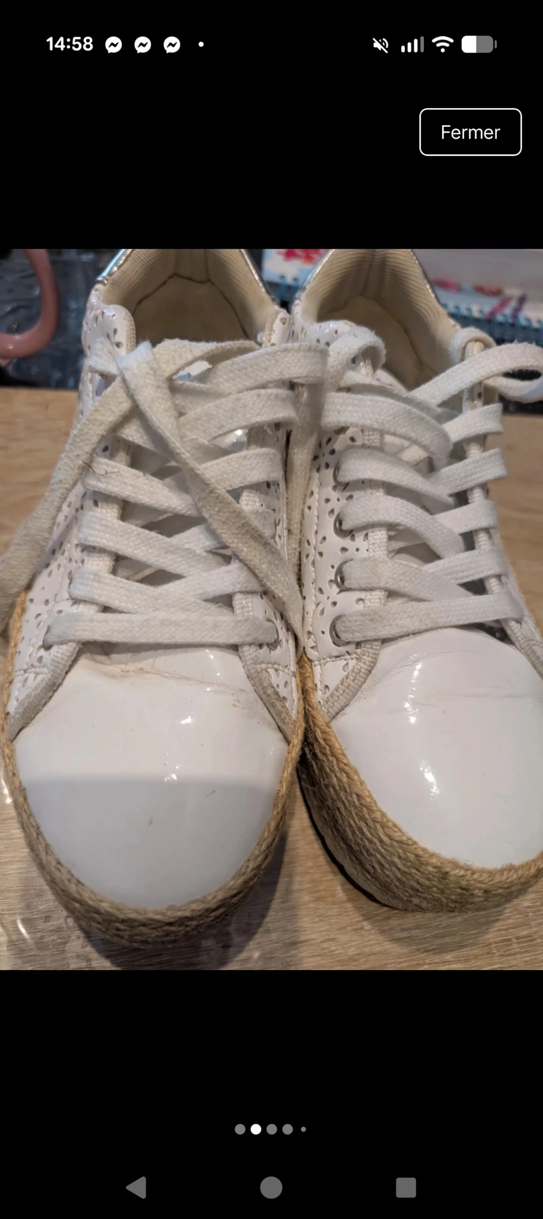 Sublimes baskets compensées de la marque GUESS.taille 37 – photo 2